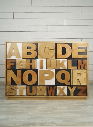 Комод Alphabeto Birch 10 ящиков (AL-01/2ETG/4) в Магадане - изображение