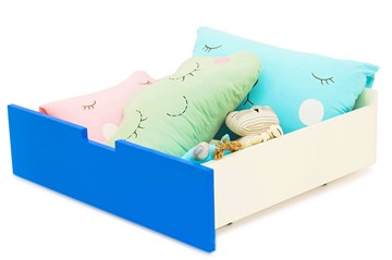 Ящик для кровати Skogen синий в Магадане