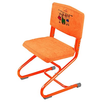 Чехол для стула СУТ 01-01 Оранжевый, Замша в Магадане - изображение