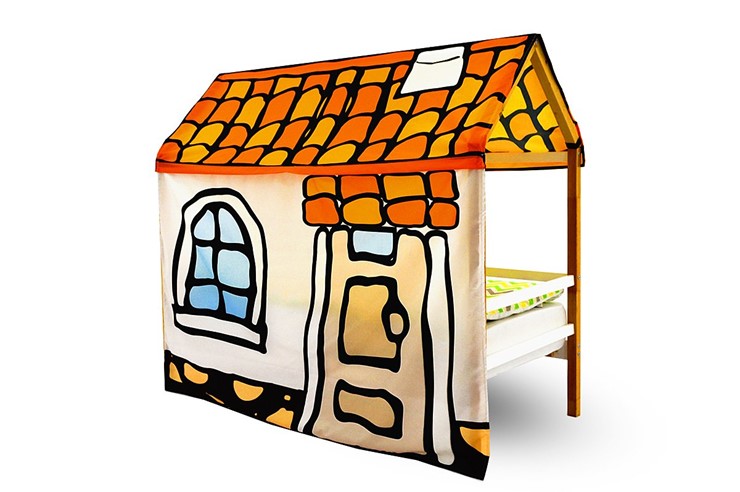 Игровая накидка для кровати-домика Svogen «Черепичный домик» в Магадане - изображение 1