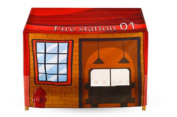 Игровая накидка для кровати-домика Svogen «Пожарная станция» в Магадане - предосмотр