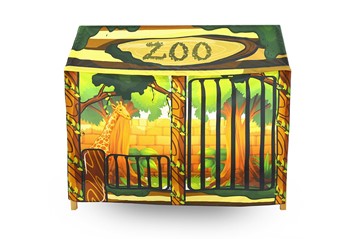 Игровая накидка для кровати-домика Svogen «Зоопарк» в Магадане