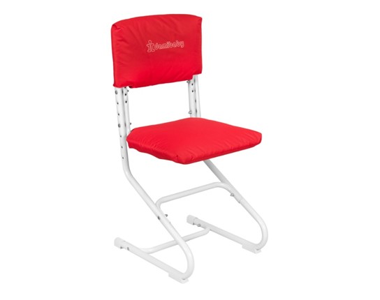 Набор чехлов на сиденье и спинку стула СУТ.01.040-01 Красный, ткань Оксфорд в Магадане - изображение