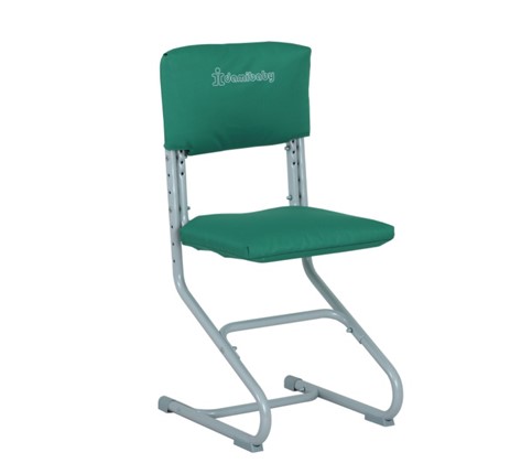 Набор чехлов на сиденье и спинку стула СУТ.01.040-01 Зеленый, Замша в Магадане - изображение