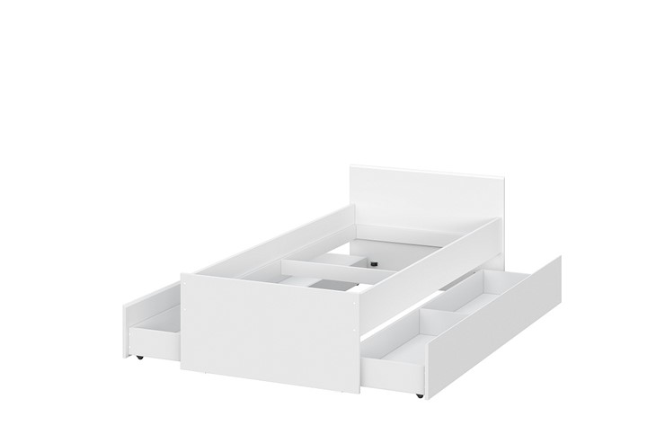 Ящик для кровати Токио, белый текстурный в Магадане - изображение 2