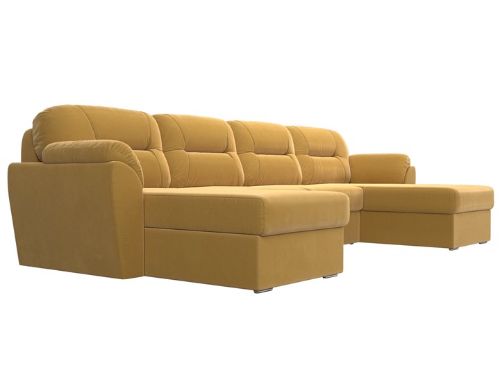 П-образный диван Бостон, Желтый (микровельвет) в Магадане - изображение 4