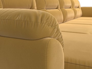 П-образный диван Бостон, Желтый (микровельвет) в Магадане - предосмотр 5