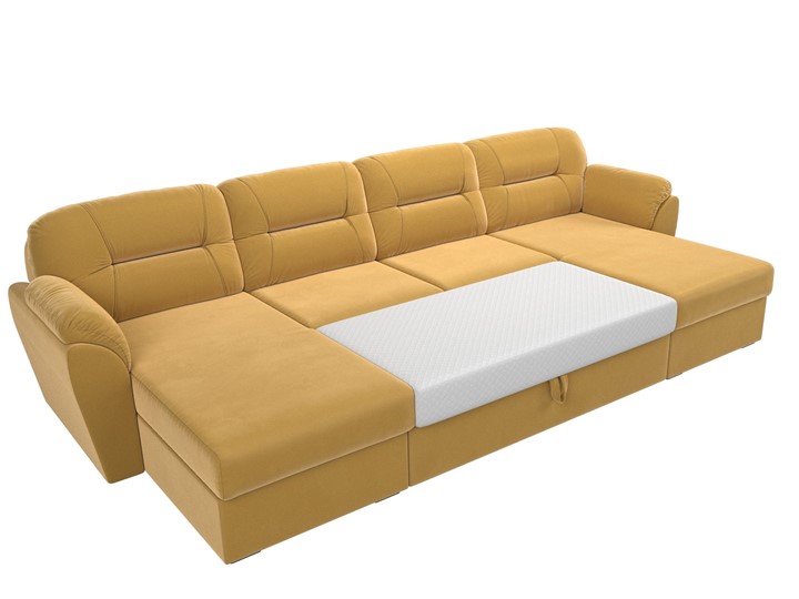 П-образный диван Бостон, Желтый (микровельвет) в Магадане - изображение 8