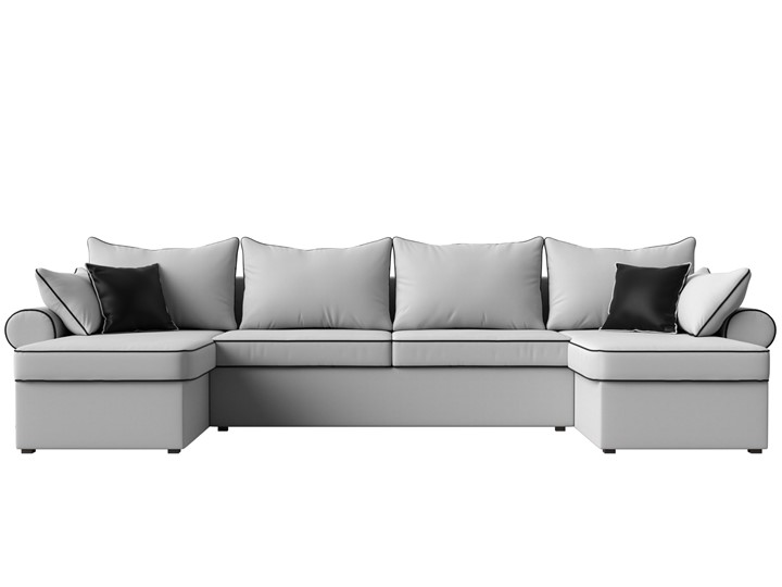 П-образный диван Элис, Белый (экокожа) в Магадане - изображение 3