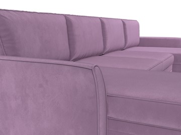 Большой П-образный диван София, Сиреневый (Микровельвет) в Магадане - предосмотр 3