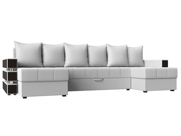 П-образный диван Венеция боннель, Белый (Экокожа) в Магадане - предосмотр