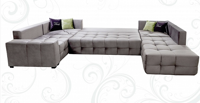 П-образный диван Италия 405х230х255х80 в Магадане - изображение 1