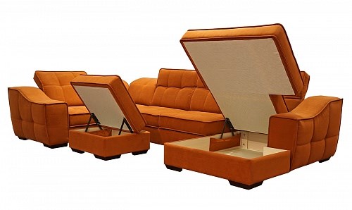 Угловой диван N-11-M (П1+ПС+УС+Д2+Д5+П1) в Магадане - изображение 2