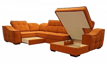Угловой диван N-11-M (П1+ПС+УС+Д2+Д5+П1) в Магадане - предосмотр 1