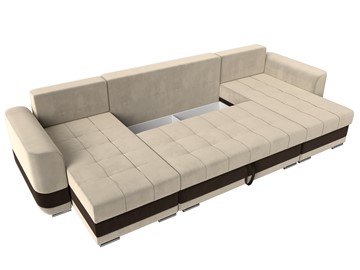 П-образный диван Честер, Бежевый/коричневый (вельвет) в Магадане - предосмотр 6
