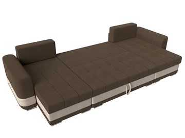 П-образный диван Честер, коричневый/бежевый (рогожка) в Магадане - предосмотр 7