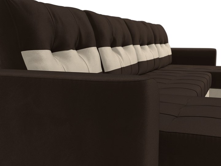 П-образный диван Честер, Коричневый/бежевый (вельвет) в Магадане - изображение 3