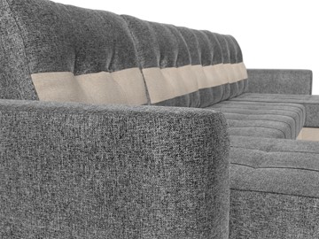 П-образный диван Честер, Серый/бежевый (рогожка) в Магадане - предосмотр 3
