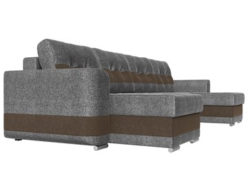 П-образный диван Честер, Серый/коричневый (рогожка) в Магадане - предосмотр 2