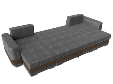 П-образный диван Честер, Серый/коричневый (рогожка) в Магадане - предосмотр 7