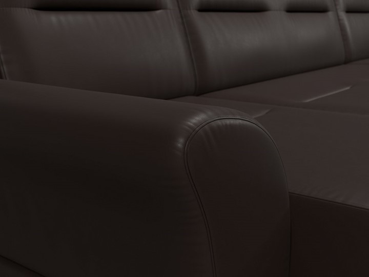 П-образный диван Клайд, Коричневый (Экокожа) в Магадане - изображение 5