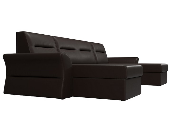 П-образный диван Клайд, Коричневый (Экокожа) в Магадане - изображение 6