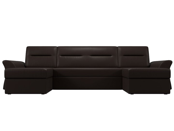 П-образный диван Клайд, Коричневый (Экокожа) в Магадане - изображение 7