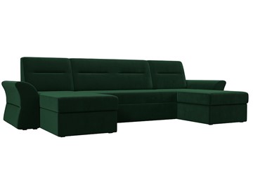 П-образный диван Клайд, Зеленый (Велюр) в Магадане