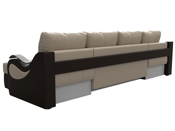П-образный диван Меркурий П, Бежевый/коричневый (экокожа) в Магадане - предосмотр 7