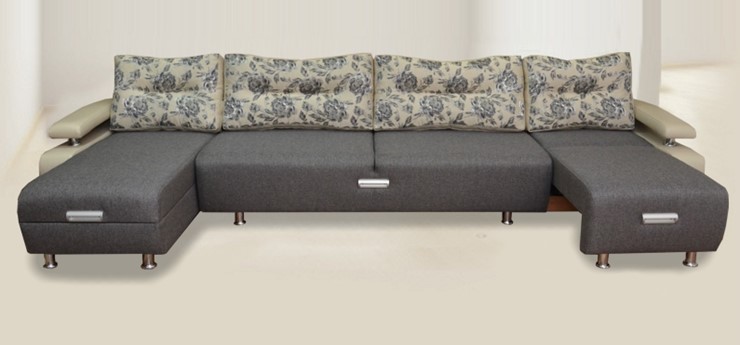 П-образный диван Престиж-15 микс в Магадане - изображение 1