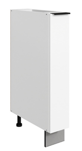 Шкаф рабочий Стоун L150 (1 дв.гл.) (белый/джелато софттач) в Магадане