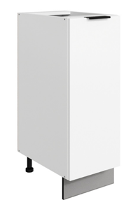 Тумба кухонная Стоун L300 (1 дв.гл.) (белый/джелато софттач) в Магадане