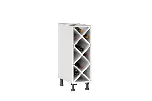 Кухонная тумба винная Италия ЛД 270.070, белая в Магадане - изображение