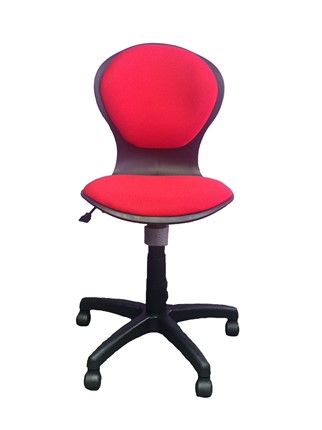 Детское вращающееся кресло LB-C 03, цвет красный в Магадане - изображение