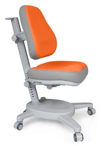 Растущее кресло Mealux Onyx (Y-110) OG  - серое + чехол оранжевый с серыми вставками в Магадане
