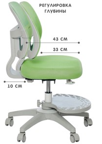 Кресло растущее Holto-22 зеленое в Магадане - предосмотр 3