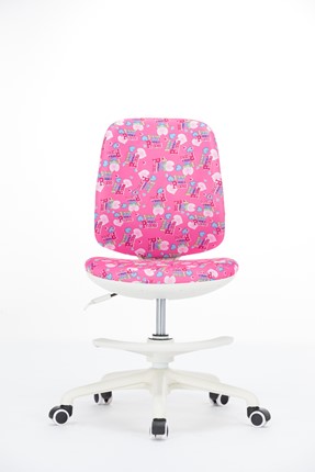 Детское вращающееся кресло LB-C 16, цвет розовый в Магадане - изображение