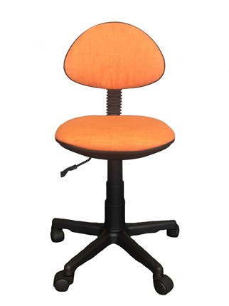 Детское вращающееся кресло LB-C 02, цвет оранжевый в Магадане - изображение