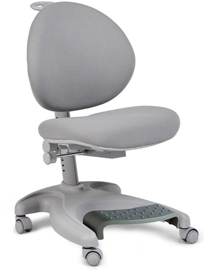 Комплект парта + кресло Iris II Grey + Cielo Grey + чехол для кресла в подарок в Магадане - изображение 1