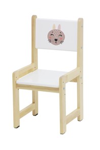 Комплект растущей детской мебели Polini kids Eco 400 SM, Лесная сказка, 68х55 см белый-натуральный в Магадане - предосмотр 6