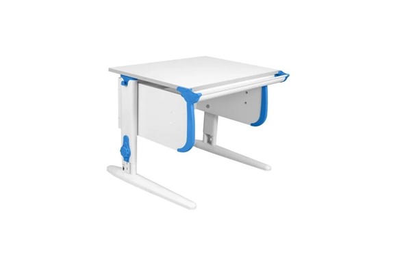 Детский стол-трансформер 1/75 (СУТ.24) белый/белый/Синий в Магадане - изображение