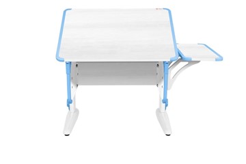 Детский стол-трансформер 4/75 (СУТ.41) + Polka_b 4/550 Рамух белый/белый/ниагара в Магадане