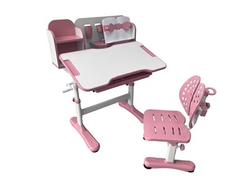 Стол растущий и стул Vivo Pink FUNDESK в Магадане - предосмотр 1