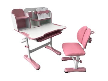 Стол растущий и стул Vivo Pink FUNDESK в Магадане - предосмотр 4