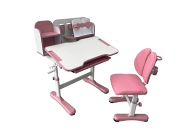 Стол растущий и стул Vivo Pink FUNDESK в Магадане - предосмотр 5