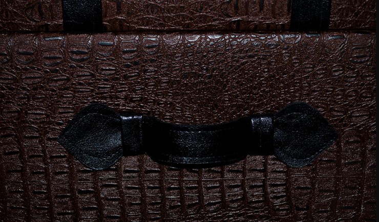 Пуф-сундук "Аллигатор" коричневый, иск. кожа в Магадане - изображение 4