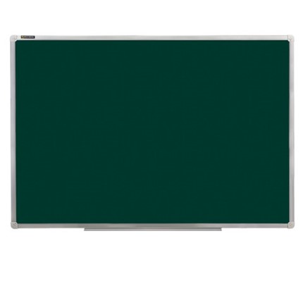 Доска для мела магнитная 90х120 см, зеленая, ГАРАНТИЯ 10 ЛЕТ, РОССИЯ, BRAUBERG, 231706 в Магадане - изображение