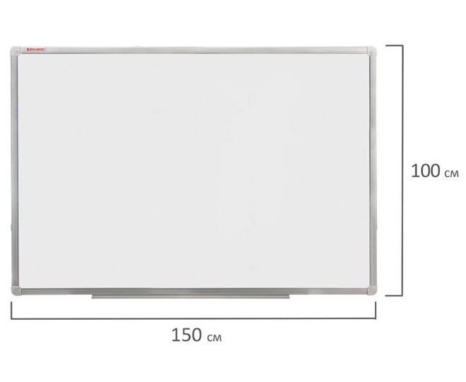 Доска магнитно-маркерная BRAUBERG 100х150 см, алюминиевая рамка в Магадане - изображение 8
