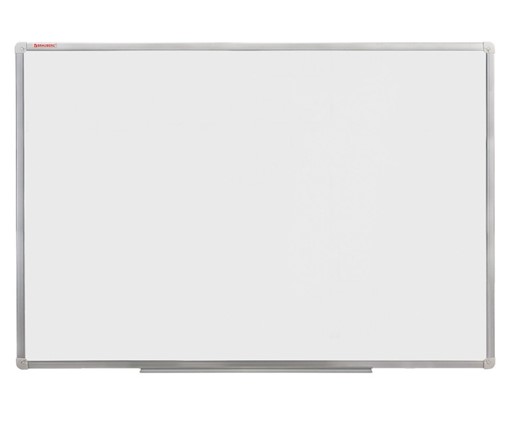 Магнитно-маркерная доска BRAUBERG 90х120 см, алюминиевая рамка в Магадане - изображение