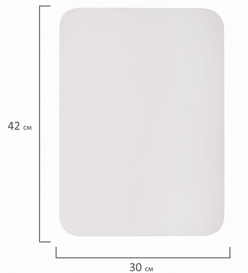 Магнитно-маркерная доска на холодильник BRAUBERG, 42х30 см с маркером, магнитом и салфеткой в Магадане - изображение 10